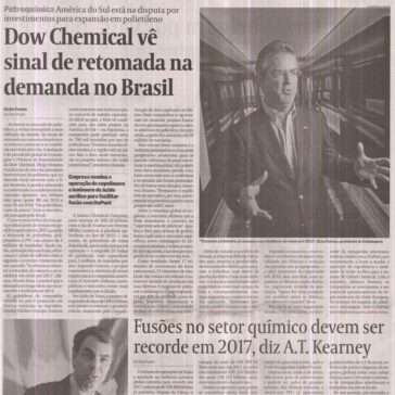 Fusões no setor químico devem ser recorde em 2017, diz A.T. Kearney – Valor Econômico